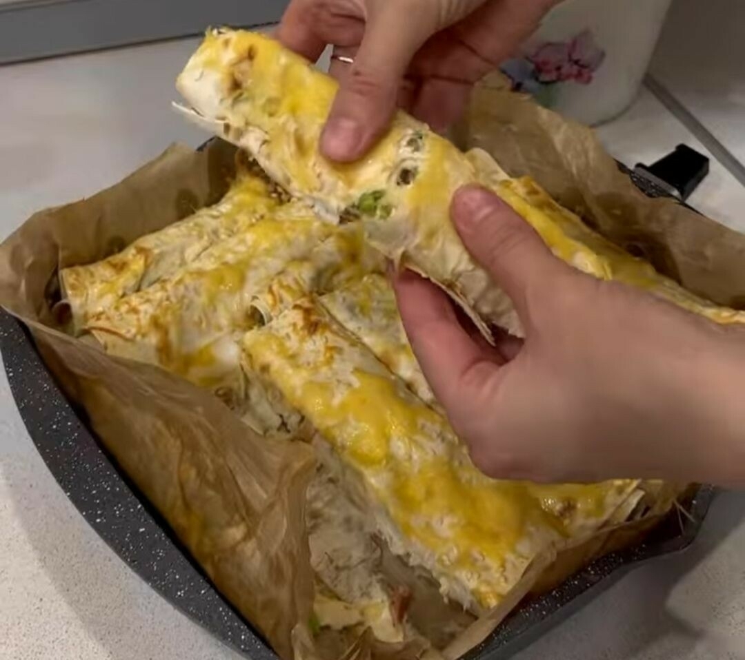 Ләвәшле иртәнге аш рецепты