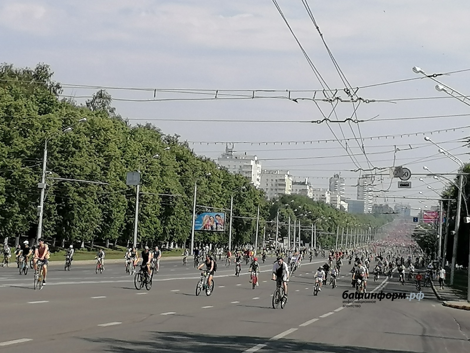 Велосипедчылар узышы бәйрәмгә әйләнде