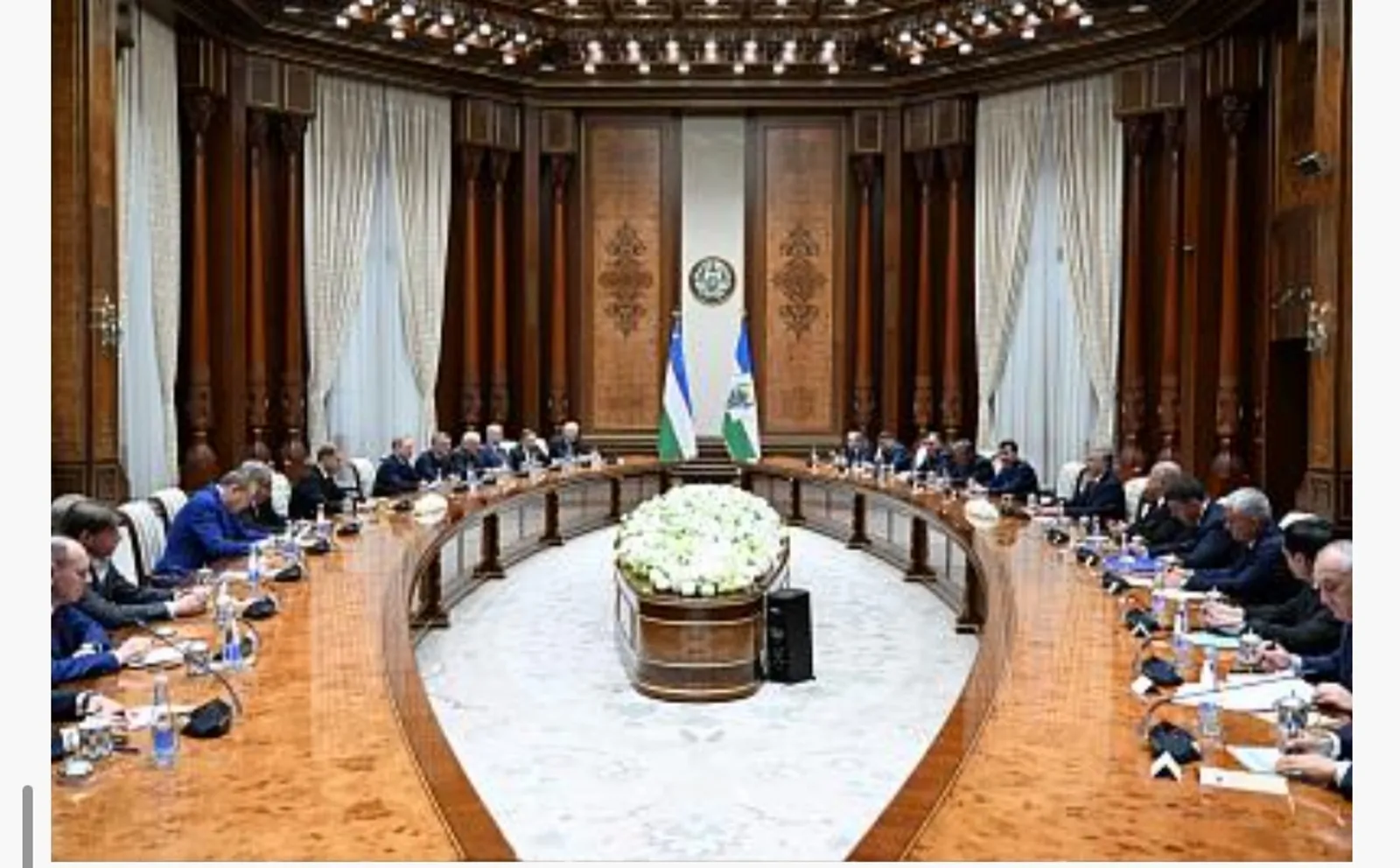 Үзбәкстан Президенты Шәүкәт Мирзиеев белән очрашу