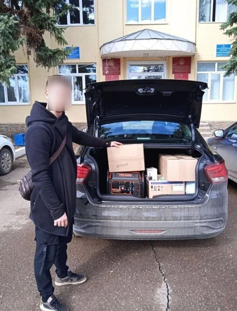 Илеш яугире фронтка гуманитар йөк партиясе белән китте