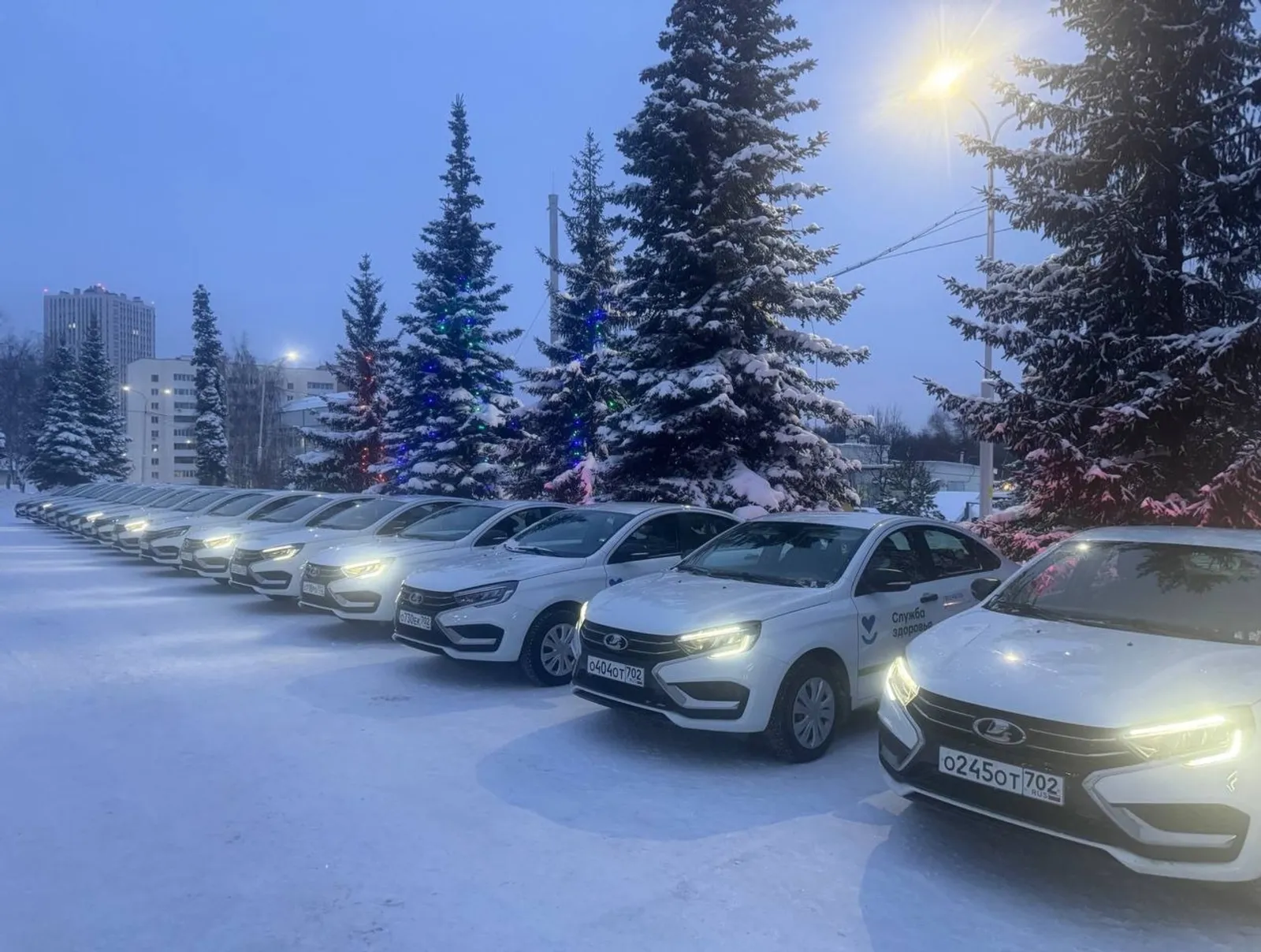 Яңа ел алдыннан яңа автомобильләр