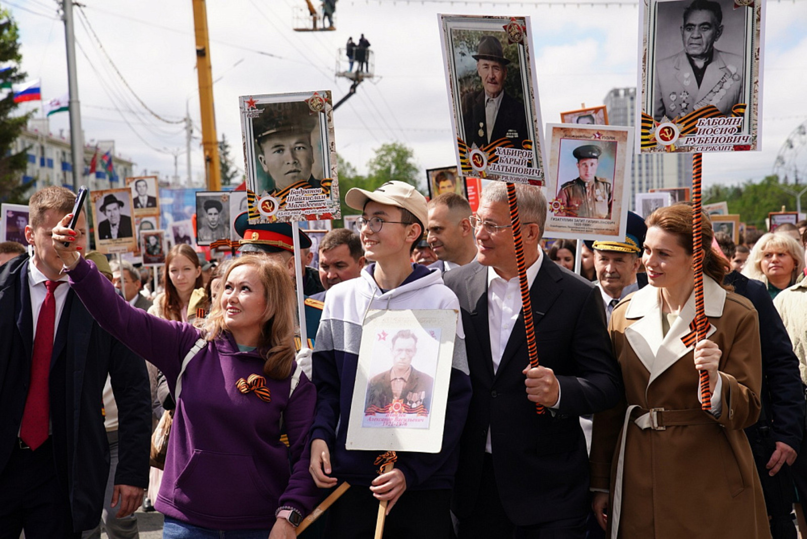 Уфада "Үлемсез полк" үтте