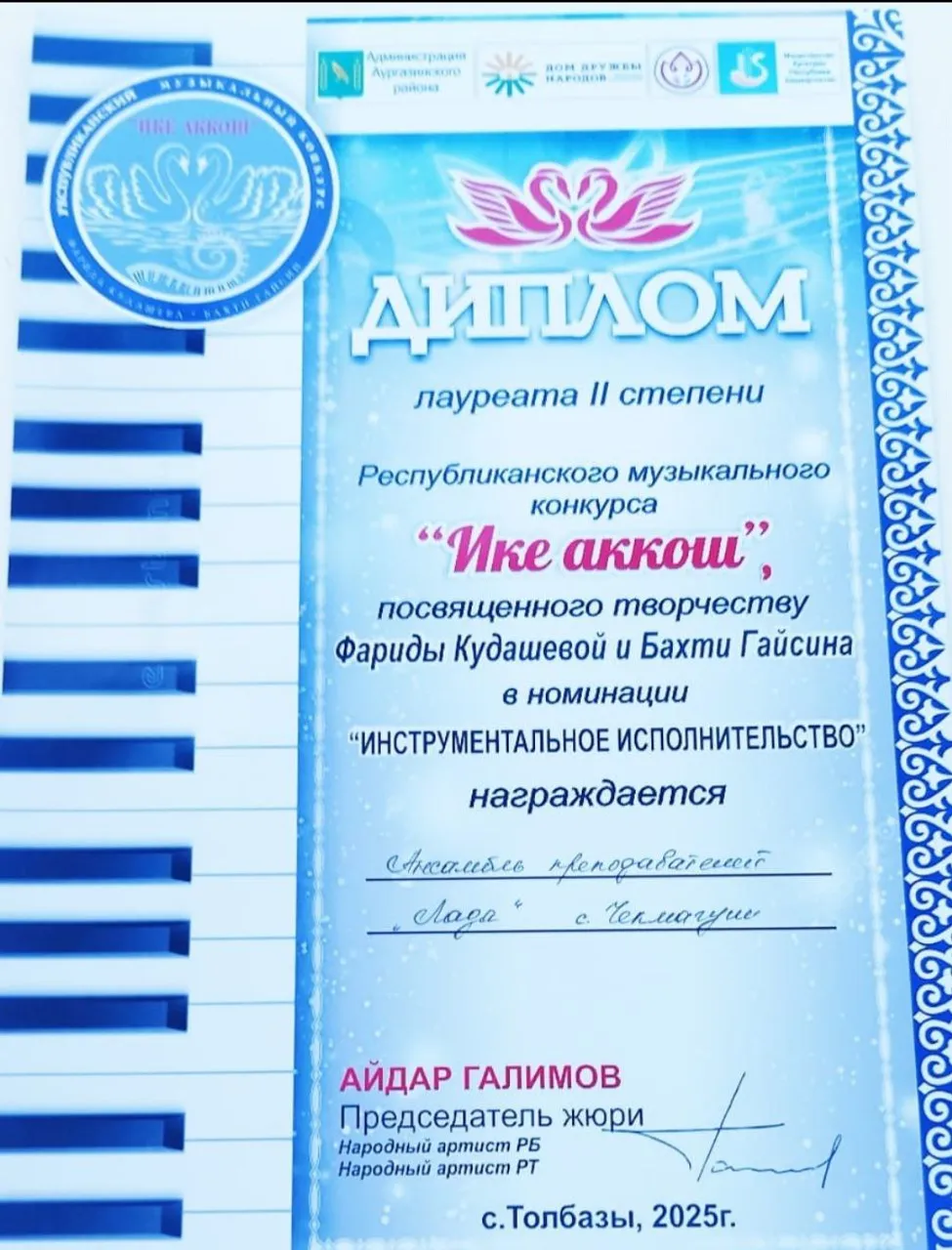 «Ике аккош» конкурсына нәтиҗә ясалды