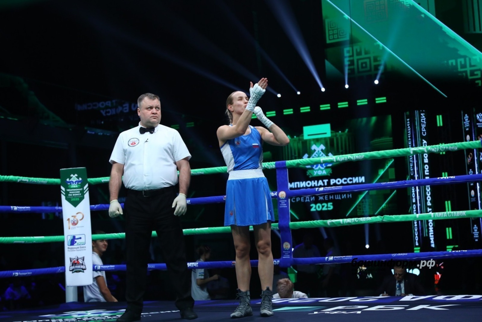 Башкортстан боксчылары Уфада узган Русия чемпионатының ярымфиналына чыкты