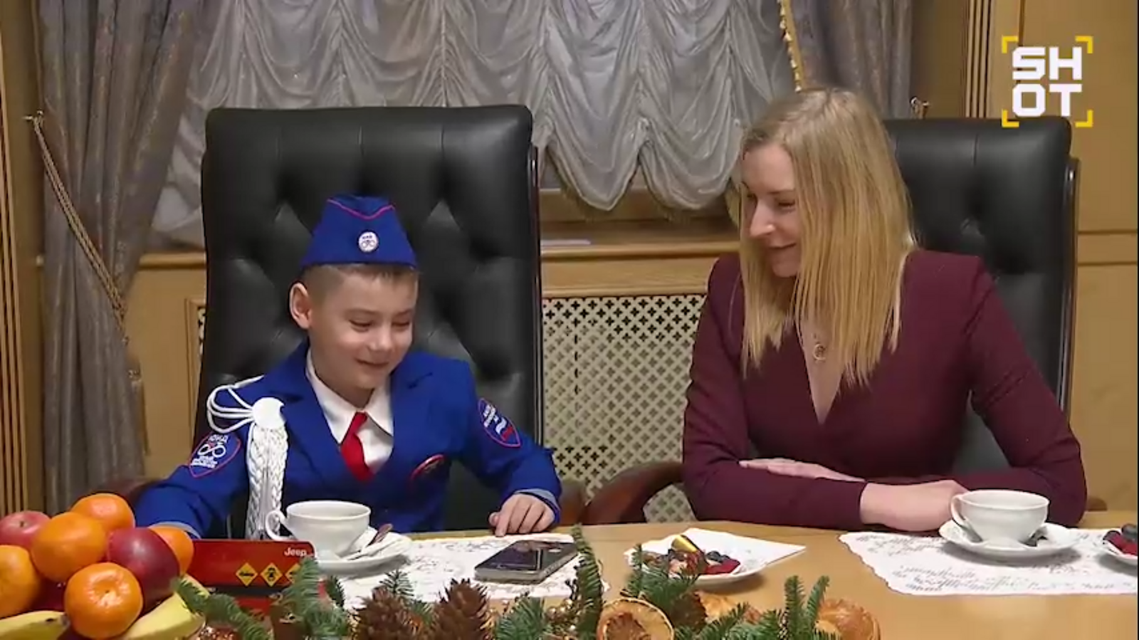 Владимир Путин биш яшьлек малайның  хыялын тормышка ашырган