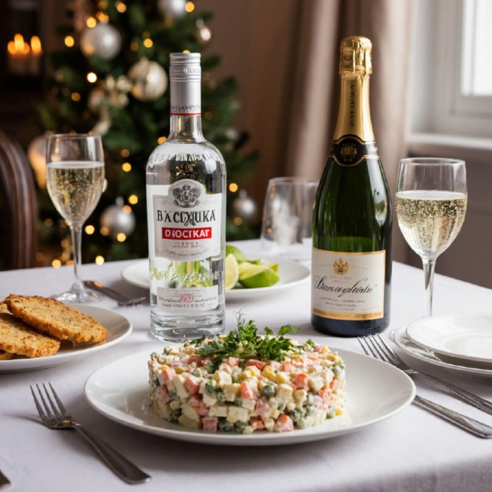 Оливье, аракы һәм татлы шампанский кискен панкреатит китереп чыгарырга мөмкин