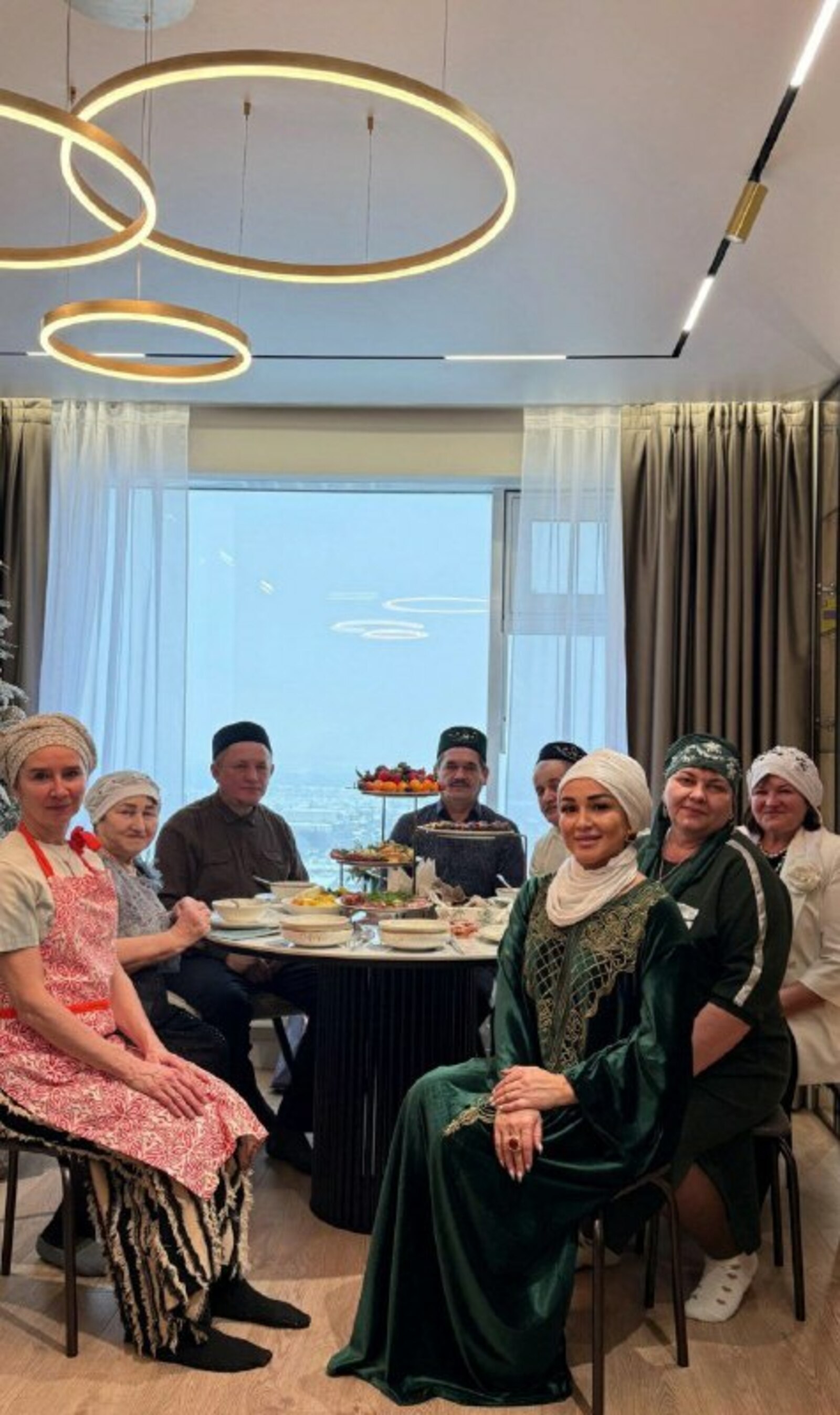 Ләйлә Галиева яңа фатырында Коръән ашы уздырган