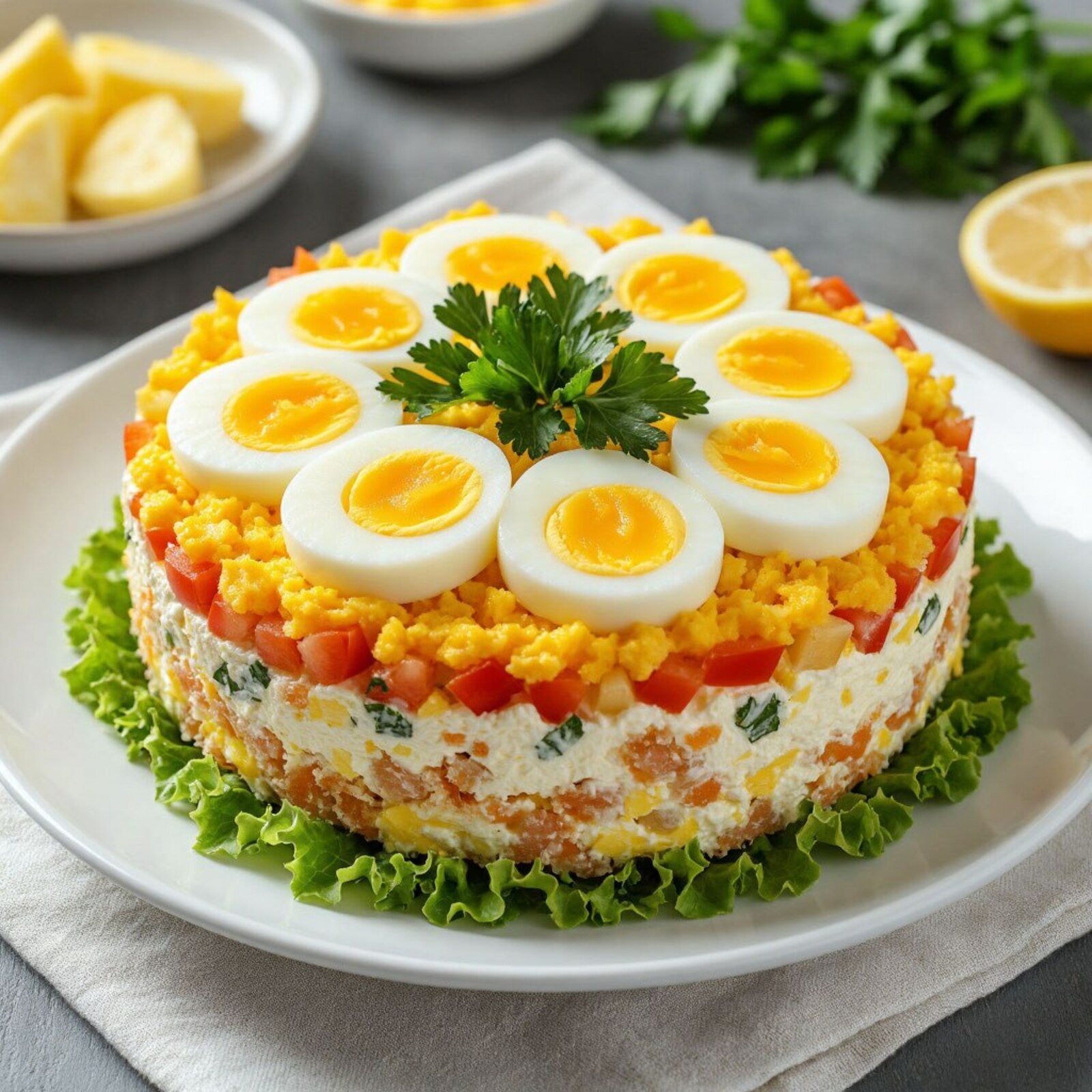 Яңа ел табынына "Мимоза" салаты