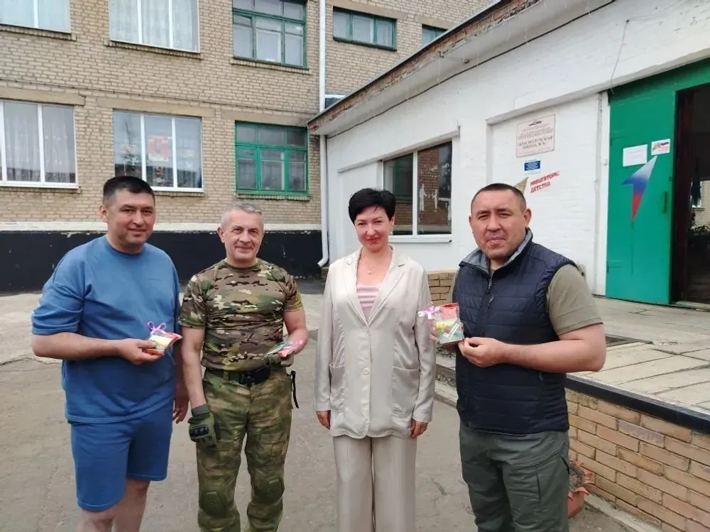 Белорет районы башлыгы яу кырына барган