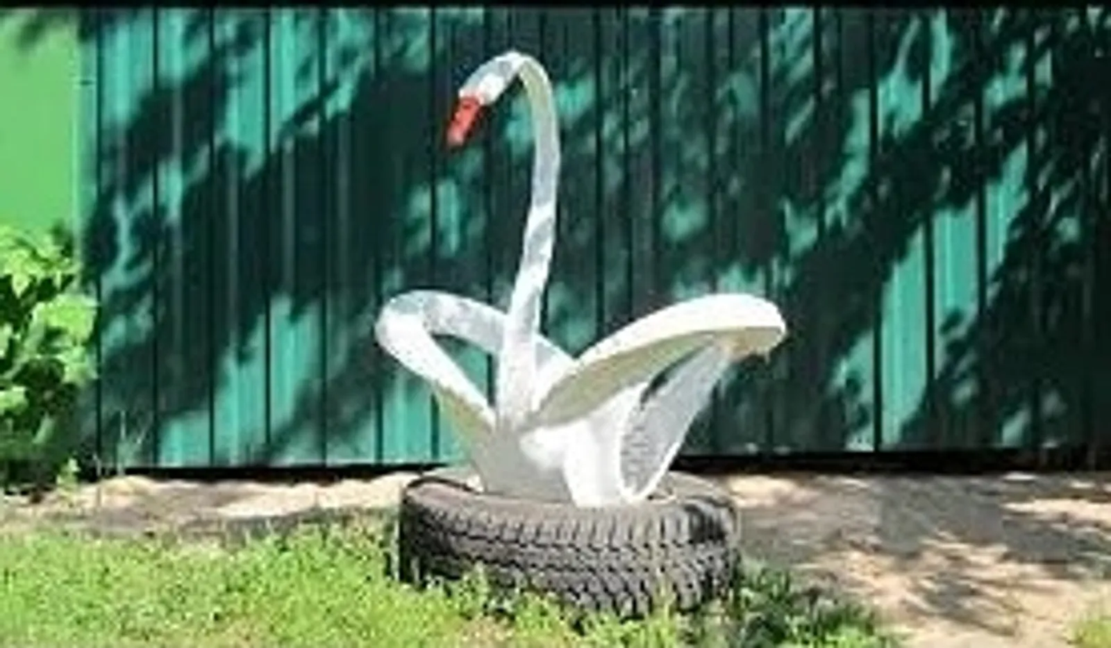 Покрышкадан аккошлар ясаган  өчен закон буенча җәлеп итәчәкләр